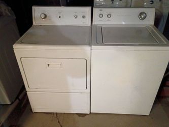 Working washer and dryer gas
