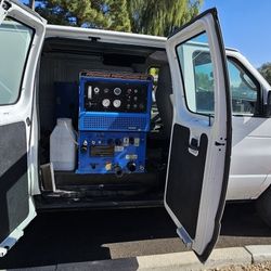 Carpet Cleaning Van With  Truckmount  Machine