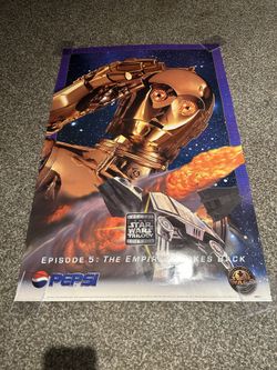 Stars Wars The Empire Strikes Back C-3PO Movie Anniversary Poster 36x24