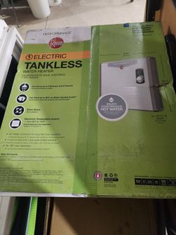 rheem electric tankless water heater retex 36