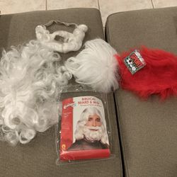3 Wigs Beard  Costume 👻 Halloween 