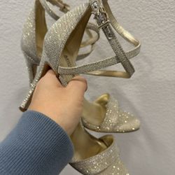 Michael Kors Gold High Heels Size 6