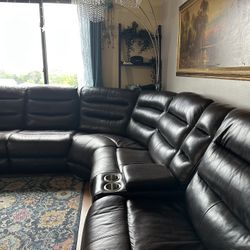 Leather Recliner 