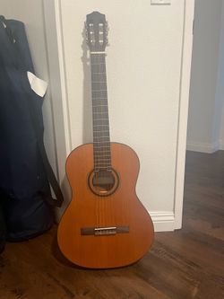 classic guitar and protect guitar bag