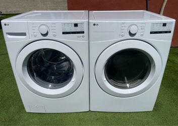 LG Front Load Washer and Dryer Set
