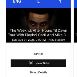 The Weekend Concert Tickets Houston