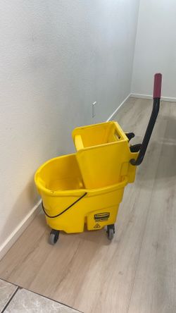 Mop Bucket with Wringer and mop