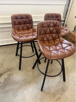 26 inch high Bar stools Set of 3