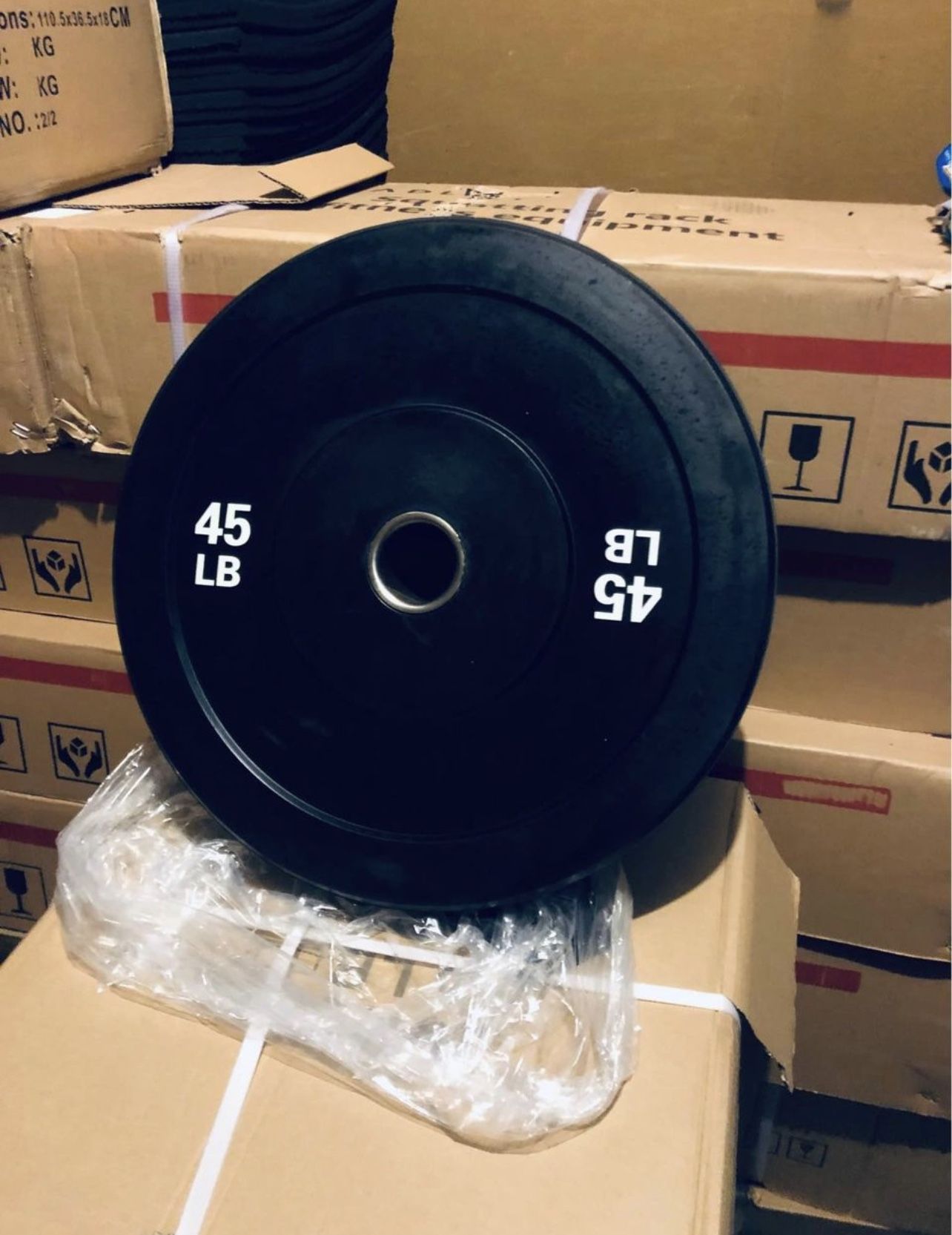 Bumper Plate Set With Bar