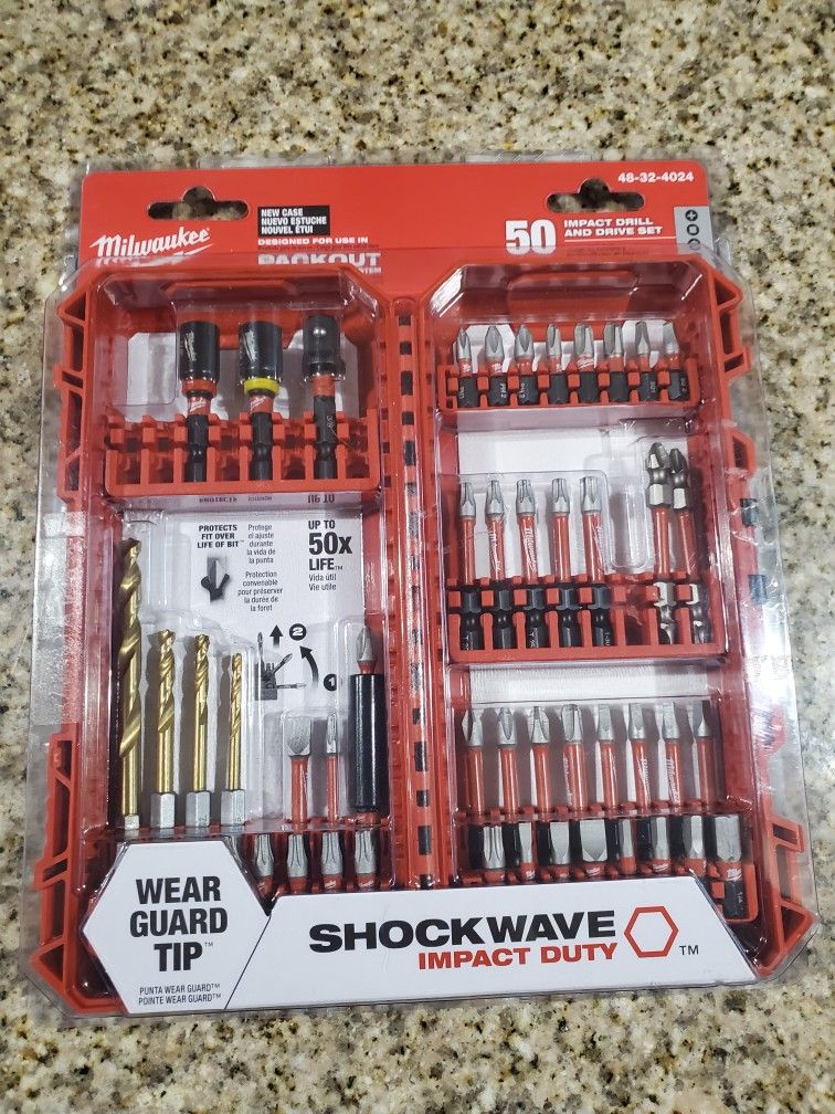 Milwaukee Impact Drill Driver Set