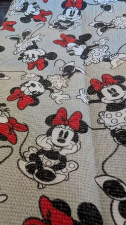 100% cotton Minnie Mouse Disney Dish Towels
