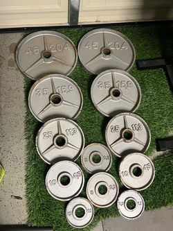 Olympic Cast Iron Weight Plate Set