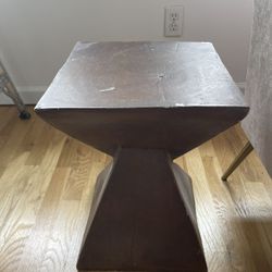 Wooden Side Table : Originally $120