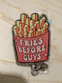 BADGE REEL FRIES BEFORE GUYS