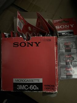 Sony Micro-cassette 3MC-60A Packs