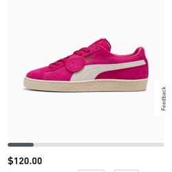 Puma  Suede Charles F Stead 2  Pink Alert White 