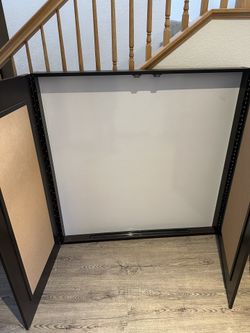 4w4H Wood White Board