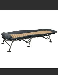 Lumberjack Bear Creek 80 X 30 Deluxe Adult Camp Cot With Adjustable Back Cama De Camping