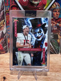 Raiders Fernando Mendoza Wild Card Joker 1/1 Trading Card
