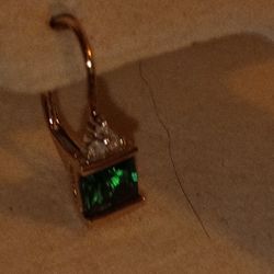 Genuine Emerald Earrings 