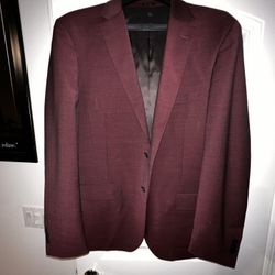 Maroon 2-Piece Suit