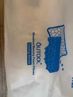 Queen size, memory cool foam pillow