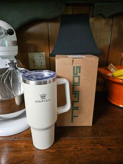 Soufull White 40iz Tumbler