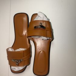 Brown Flat Sandal Summer