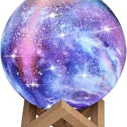 New In Box 2024Upgraded Galaxy Lamp USB Night Light Rechargeable With Touch And Remote Control Function,Moon Lamp,16Colors