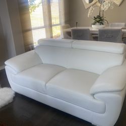 2 Leather Couches 