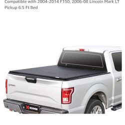 New Locking Roll Up Truck Bed Tonneau Cover, Compatible with 2004-2014 F150, 2006-08 Lincoln Mark