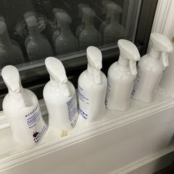 5 X Free Empty All Purpose Spray Bottles W/ Good Pumps 