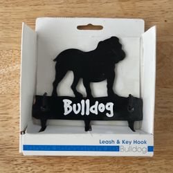 Bulldog Leash and Key Hook