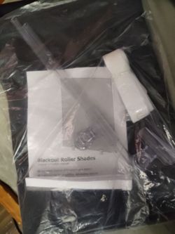 Blackout roller shades