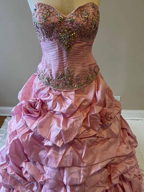 Quinciañera Dress Rose Pink Blush