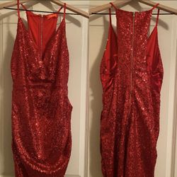 Red Hot Mini Cocktail Dress 