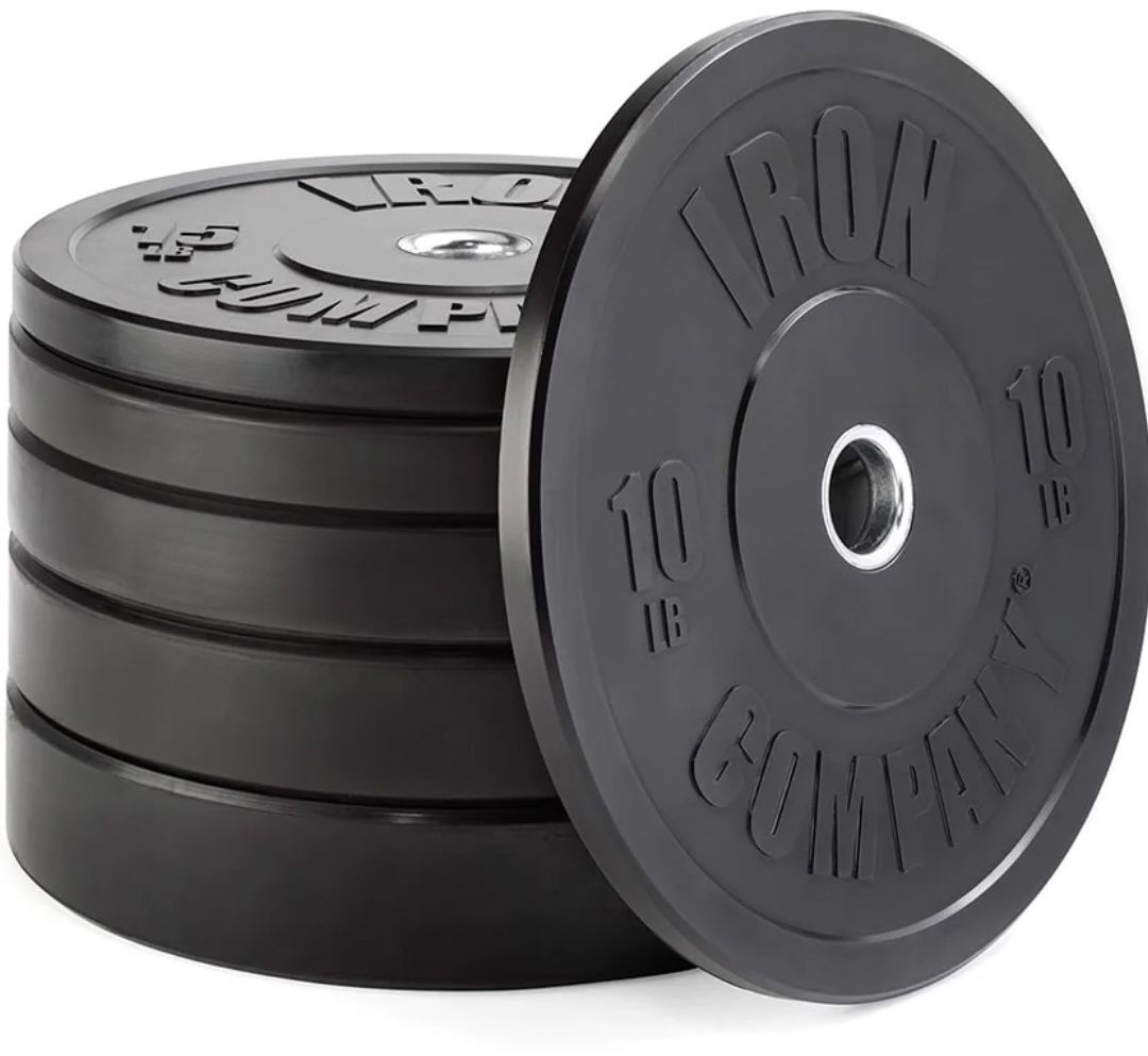 Rubber Grip Plates Set For Barbell