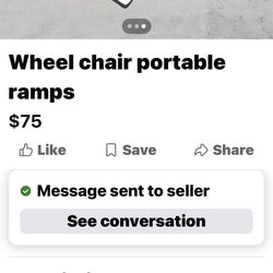 Pair Wheelchair  Ramps