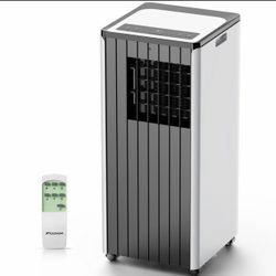 FIOGOHUMI 10000 BTU Portable Air Conditioner for 350 Square Feet with Remote Control