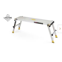 Brand New Gorilla Aluminum Work bench Ladder