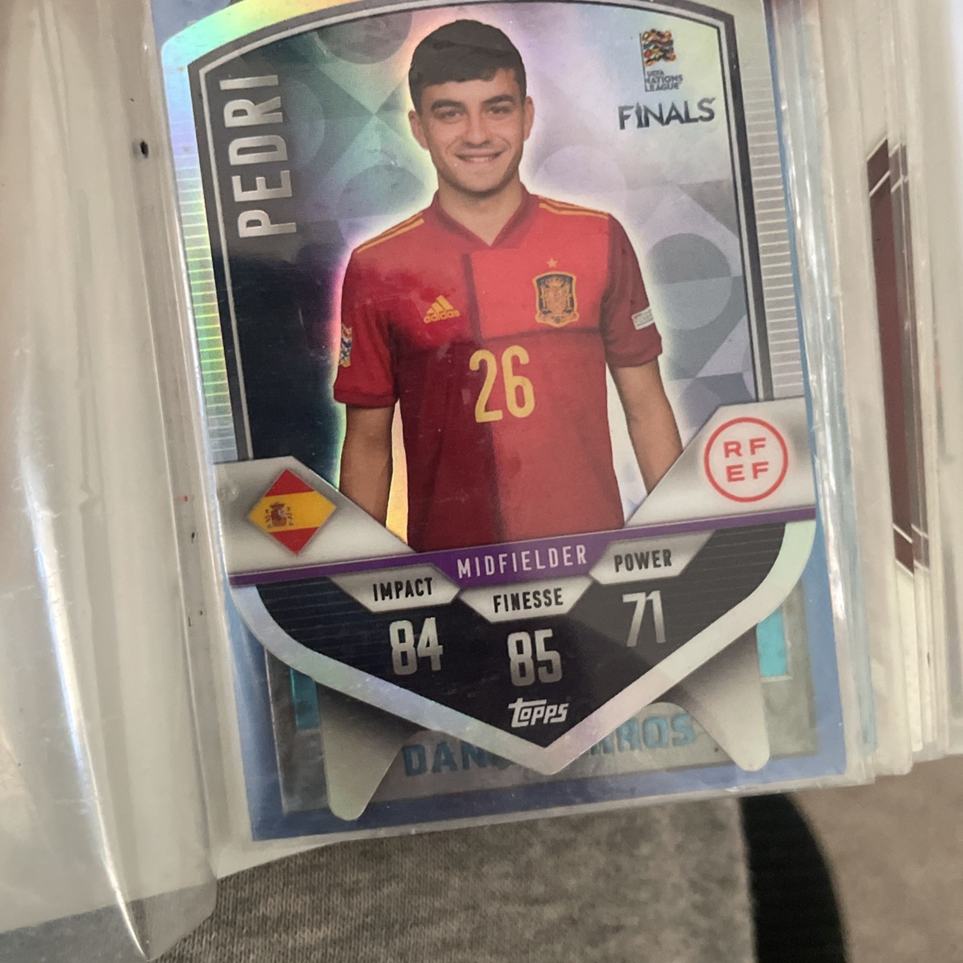 Soccer Pedri Card