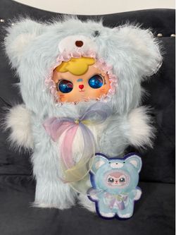 Sweet Cloud Hug Mini 800 Flowing Light Murmurs Tiffany Blue Bear Glittering Eyes