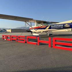 20 Foot Large Vintage Porsche Dealership Sign 