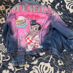Beautiful custom made Jacket + shirts (Hand painted)