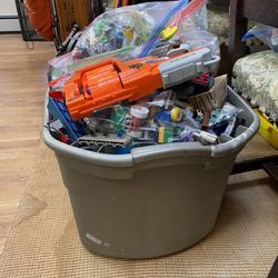 50 Lbs Misc. Toy Box Fake Lego Play Mobil Matchbox Hot Wheels  Nerf 