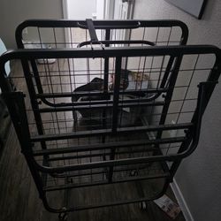 Cama Plegable Con Colchón Usada