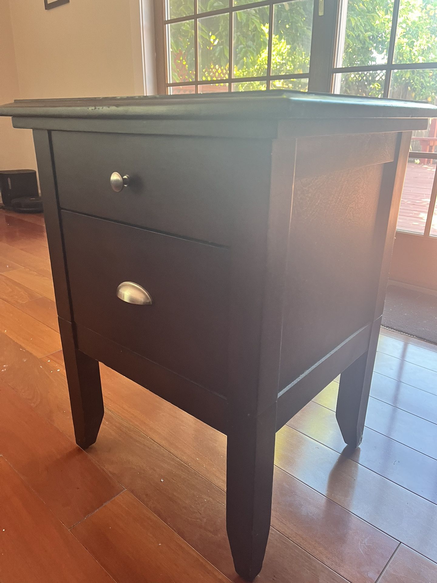 Bedside Table With Ample Storage