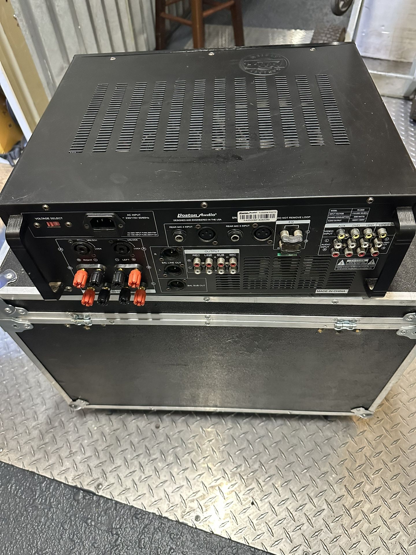Power Amplifier PA-5500 Professional