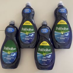 Palmolive Ultra Oxy Power Degreaser Liquid Dish Soap 20 fl oz , (4) / $10
