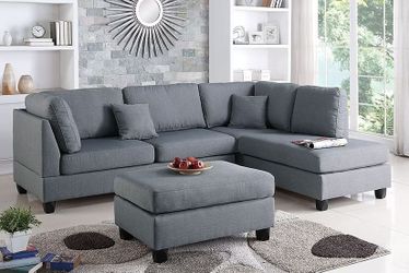 Reversible Sectional & Ottoman